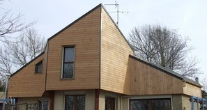 maison revêtue de bardage_bois_douglas