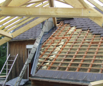 isolation sous couverture en ardoises