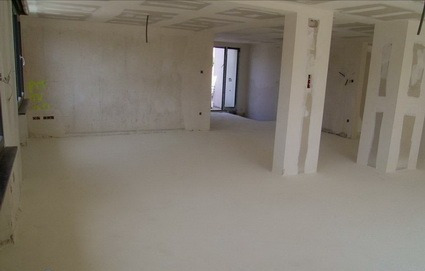 chantier apès pose isolation polyurethane 