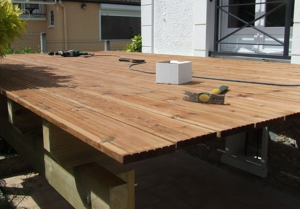 terrasse bois surélevée