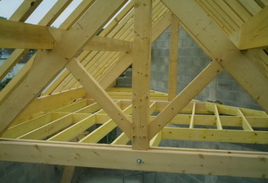 charpente traditionnelle maison plain pied